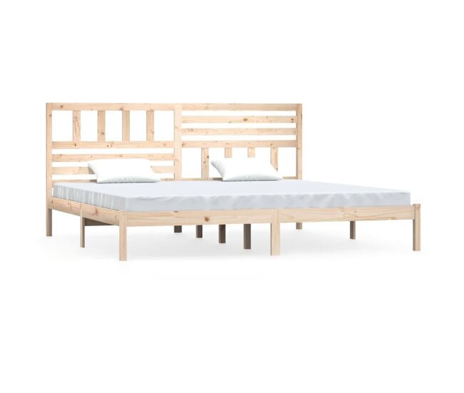 Estructura de cama madera maciza de pino 180x200 cm