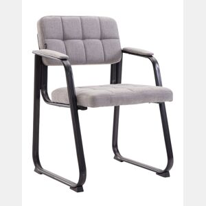 Silla de Visita Canada B de Tela Gris claro 58X59X84 cm
