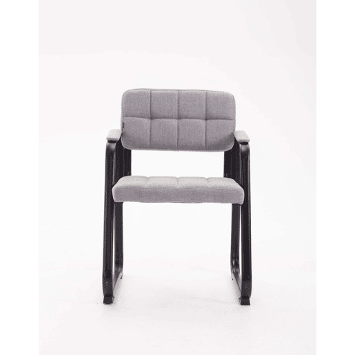 Silla de Visita Canada B de Tela Gris claro 58X59X84 cm
