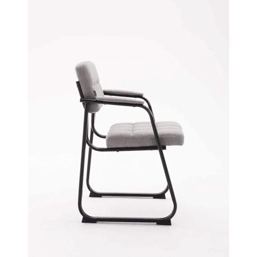 Silla de Visita Canada B de Tela Gris claro 58X59X84 cm