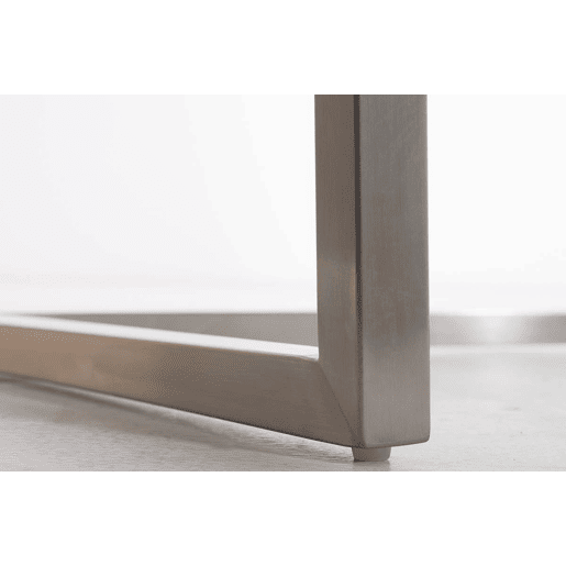 Butaca De Salón Magnus Simil cuero Blanco 46X62X80 cm