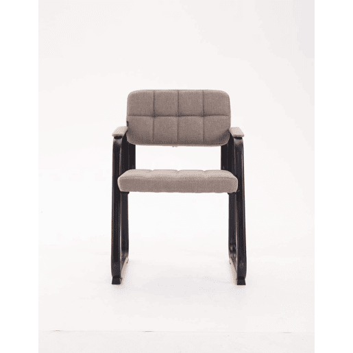 Silla de Visita Canada B de Tela Gris topo 58X59X84 cm