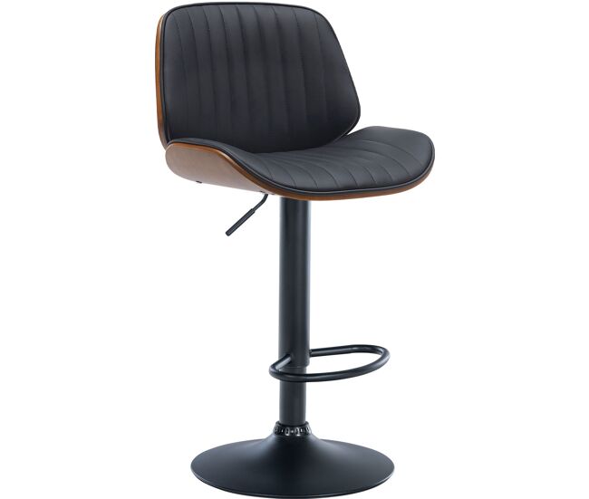 Taburete de bar nova en polipiel 90-111x49,5x50 cm