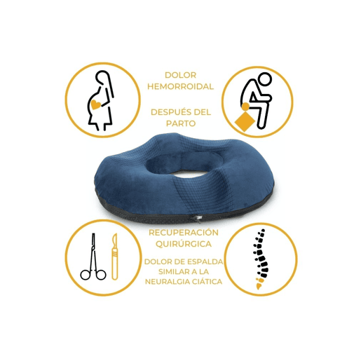 Almofada Donut para o Cóccix Ideal para conforto pós-parto, Conforto para o cóccix