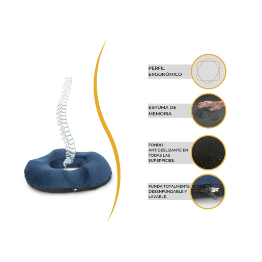 Almofada Donut para o Cóccix Ideal para conforto pós-parto, Conforto para o cóccix