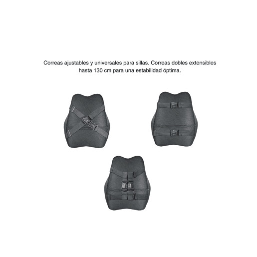 Almofada de Suporte Lombar Alongada com Correias Ajustáveis Longas