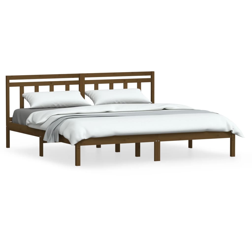 Estructura de cama 200x200 Marrón