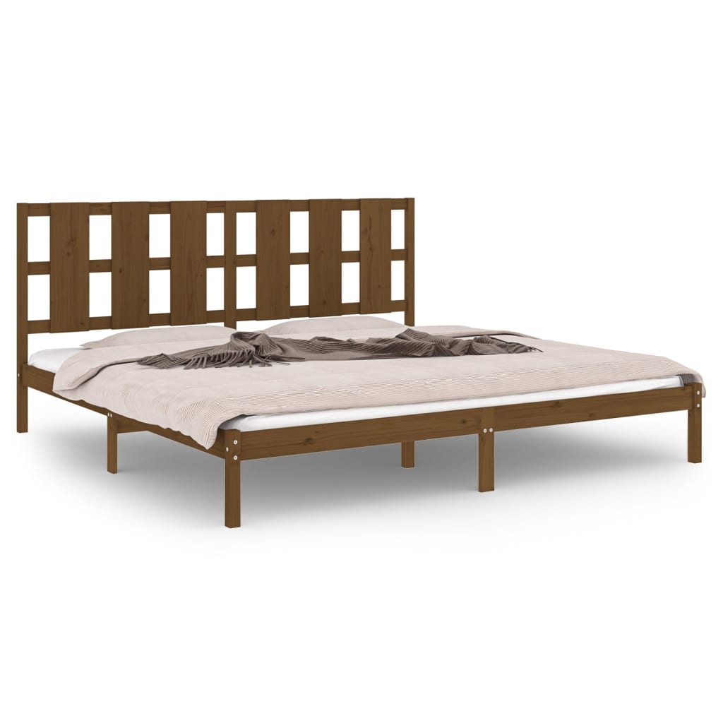 Estructura de cama 200x200 Marrón