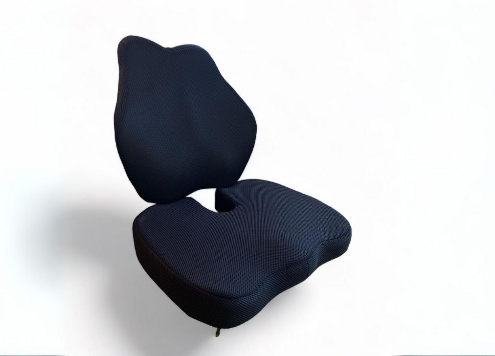 Conjunto de Cojín Fesiero y Cojín de Soporte Lumbar Alargado