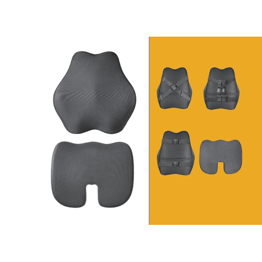 Conjunto de Almofada em Forma de U e Almofada de Suporte Lombar Alongada Conjunto de Almofada em Forma de U e Almofada de Suporte Lombar Alongada
