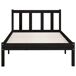 Estructura de cama 75x190 Estructura de cama 75x190 Negro