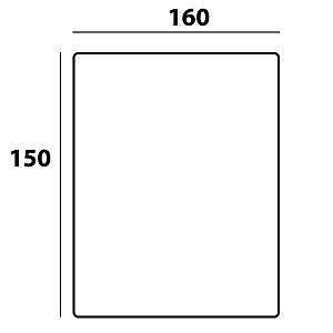 Briebe EB1131 Aquecedor de Camas 150 x 160cm, 3 Níveis de Temperatura, Cama de Casal, 120, Branco