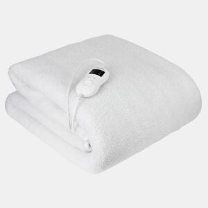 Briebe EB1132 Aquecedor de Camas 160 x 100cm, 8 Níveis de Temperatura, Temporizador, 60, Branco
