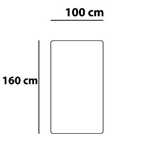 Briebe EB1132 Aquecedor de Camas 160 x 100cm, 8 Níveis de Temperatura, Temporizador, 60, Branco