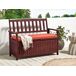 Beliani Banco Madera de acacia SOVANA 120x60 Beliani Banco Madera de acacia SOVANA 120x60 Gris
