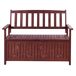 Beliani Banco Madera de acacia SOVANA 120x60 Beliani Banco Madera de acacia SOVANA 120x60 Gris
