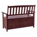 Beliani Banco Madera de acacia SOVANA 120x60 Beliani Banco Madera de acacia SOVANA 120x60 Gris