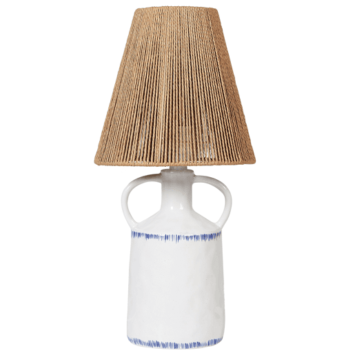 Candeeiro de mesa LARISSOS Cerâmica Branco