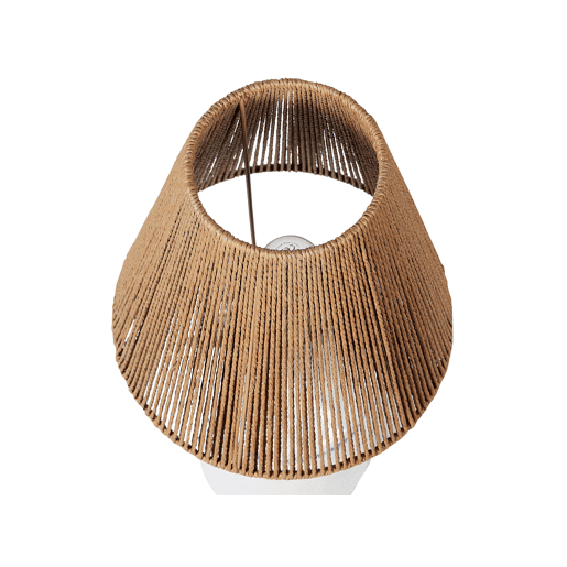 Candeeiro de mesa LARISSOS Cerâmica Branco