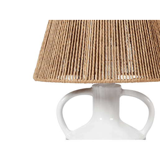 Candeeiro de mesa LARISSOS Cerâmica Branco