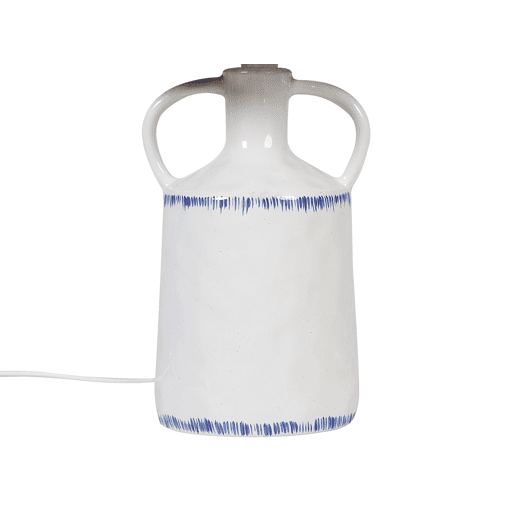 Candeeiro de mesa LARISSOS Cerâmica Branco