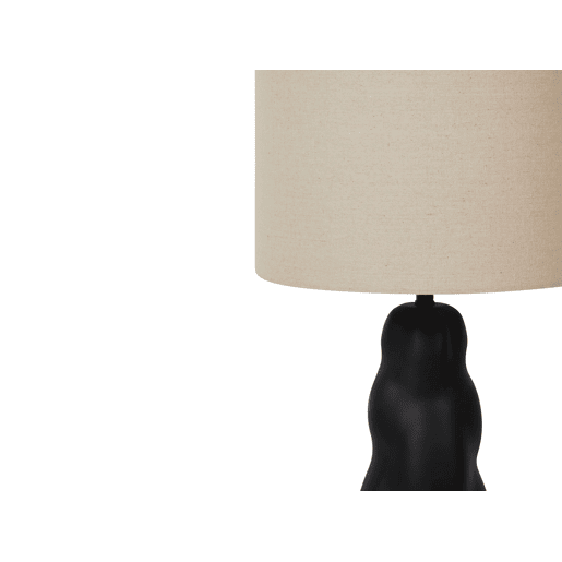 Candeeiro de mesa VILAR Cerâmica Preto