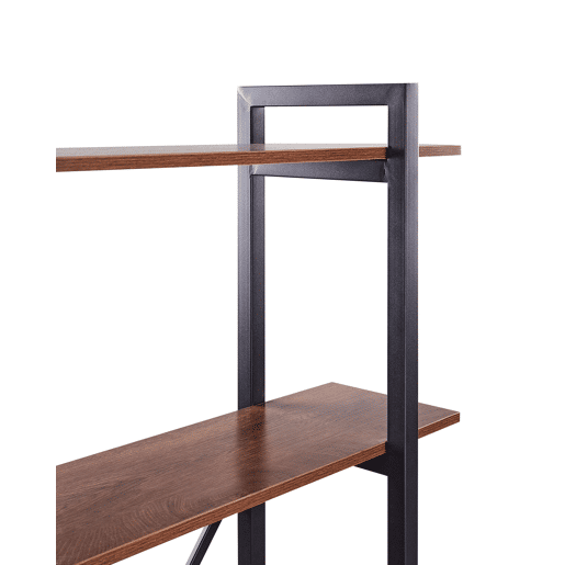 Estante com 5 prateleiras DARBY 180 cm Castanho escuro