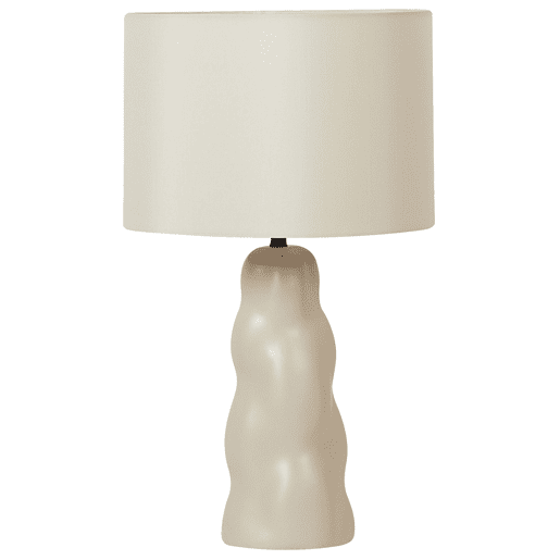 Candeeiro de mesa VILAR Cerâmica Creme
