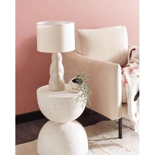 Candeeiro de mesa VILAR Cerâmica Creme