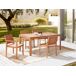 Beliani Conjunto de comedor BARATTI Beliani Conjunto de comedor BARATTI Marrón