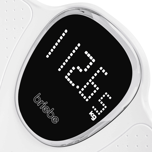 Briebe SC1125W Balança de Casa de Banho Digital, Alta Precisão 180Kg, Visor LCD, Desligar Automático, , Branco