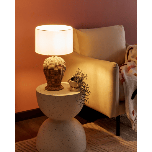 Candeeiro de mesa FURELOS Rattan Natural
