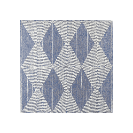 Tapete DATCA Azul 200 x 200 cm Lã