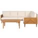 Beliani Conjunto de jardín BARATTI Beliani Conjunto de jardín BARATTI Beige