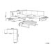 Beliani Conjunto de jardín MYKONOS Beliani Conjunto de jardín MYKONOS Blanco/ Beige