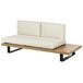 Beliani Conjunto de jardín MYKONOS Beliani Conjunto de jardín MYKONOS Blanco/ Beige