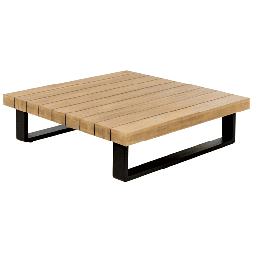 Conjunto de sofás de jardim de canto 5 lugares MYKONOS à direita Madeira de Acácia certificada Branco creme