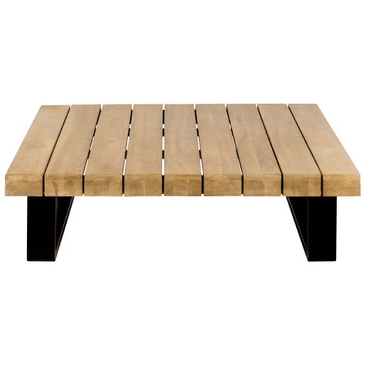 Conjunto de sofás de jardim de canto 5 lugares MYKONOS à direita Madeira de Acácia certificada Branco creme