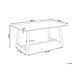 Beliani Mesa de comedor BARNES Beliani Mesa de comedor BARNES Marrón