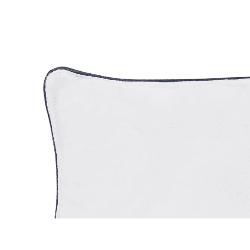 Conjunto de 2 almofadas PELISTER Baixa Microfibra 80 x 80 cm Branco Conjunto de 2 almofadas PELISTER Baixa Microfibra 80 x 80 cm Branco