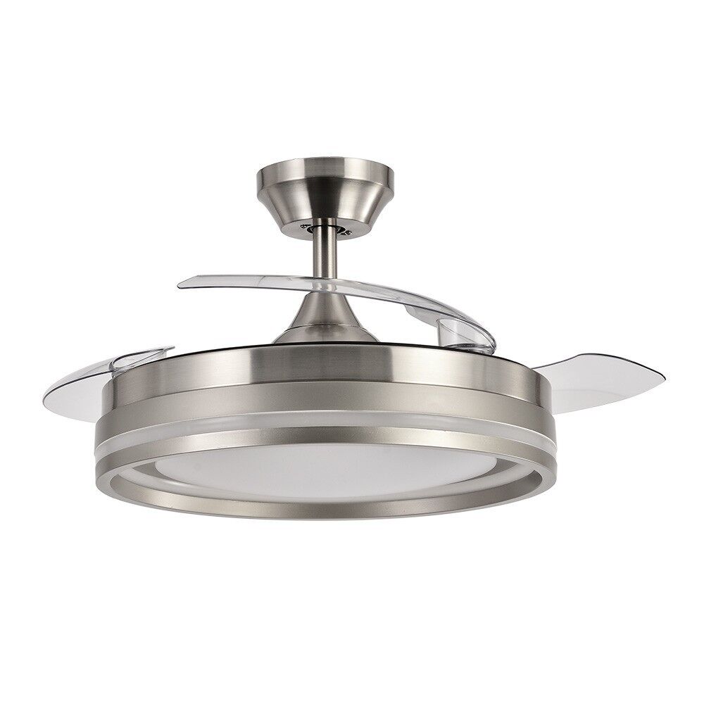 Ventilador de techo metal color niquel serie cerrato 49cm