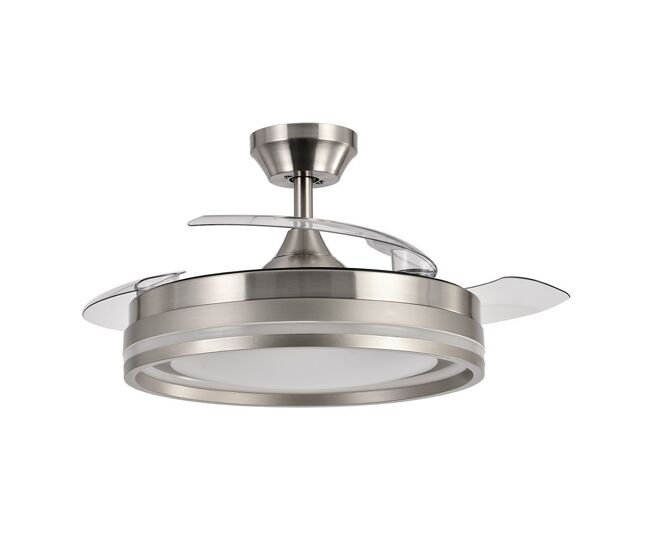Ventilador de techo metal color niquel serie cerrato 49cm