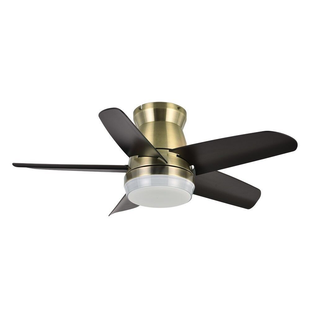 Ventilador de techo metal color dorado serie neutron 91cm