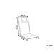 Beliani Cojín de asiento TOSCANA Beliani Cojín de asiento TOSCANA Rojo