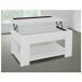 Acomoda Textil – Mesa de Centro Elevable de Madera Agueda. 90x46 Acomoda Textil – Mesa de Centro Elevable de Madera Agueda. 90x46 Blanco/ Gris
