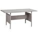 Beliani Mesa de jardín VITERBO Beliani Mesa de jardín VITERBO Gris Claro
