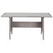 Beliani Mesa de jardín VITERBO Beliani Mesa de jardín VITERBO Gris Claro