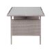 Beliani Mesa de jardín VITERBO Beliani Mesa de jardín VITERBO Gris Claro