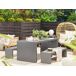 Beliani Mesa de jardín TARANTO Beliani Mesa de jardín TARANTO Gris