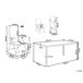 Beliani Conjunto de comedor CATANIA Beliani Conjunto de comedor CATANIA Beige